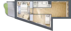 3 pokoje, apartament 56,13 m², parter, oferta nr A.0.1, Cisha, Dziwnów, ul. Kaprala Koniecznego 3
