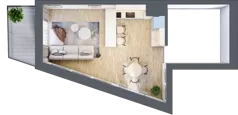 3 pokoje, apartament 56,13 m², parter, oferta nr A.0.1, Cisha, Dziwnów, ul. Kaprala Koniecznego 3