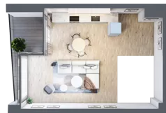 3 pokoje, apartament 66,41 m², parter, oferta nr B.0.4, Cisha, Dziwnów, ul. Kaprala Koniecznego 3