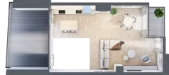 3 pokoje, apartament 81,08 m², parter, oferta nr C.0.2, Cisha, Dziwnów, ul. Kaprala Koniecznego 3