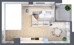 3 pokoje, mieszkanie 74,08 m², parter, oferta nr C.0.3, Cisha, Dziwnów, ul. Kaprala Koniecznego 3