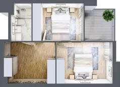 3 pokoje, mieszkanie 58,51 m², parter, oferta nr C.0.4, Cisha, Dziwnów, ul. Kaprala Koniecznego 3