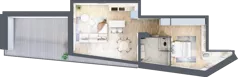 2 pokoje, mieszkanie 52,12 m², piętro 1, oferta nr C.1.7, Cisha, Dziwnów, ul. Kaprala Koniecznego 3