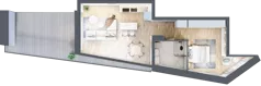 2 pokoje, mieszkanie 48,04 m², piętro 2, oferta nr C.2.15, Cisha, Dziwnów, ul. Kaprala Koniecznego 3