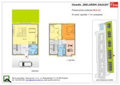 Dom 90,60 m², oferta nr T3/w, Bielański Zaułek - domy, Piekary, Piekary 604 