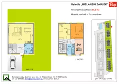 Dom 90,60 m², oferta nr T9/zp, Bielański Zaułek - domy, Piekary, Piekary 604 