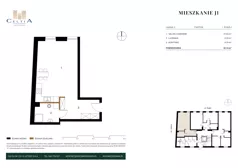 1 pokój, mieszkanie 42,14 m², parter, oferta nr J-1, Jasna 2, Koło, ul. Jasna 2