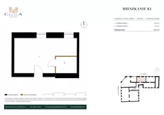 1 pokój, mieszkanie 28,71 m², parter, oferta nr K-1, Kamienica Stary Rynek, Koło, ul. Stary Rynek