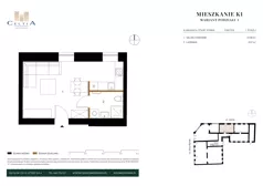1 pokój, mieszkanie 28,71 m², parter, oferta nr K-1, Kamienica Stary Rynek, Koło, ul. Stary Rynek