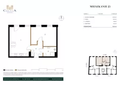 2 pokoje, mieszkanie 55,41 m², piętro 1, oferta nr J-5, Jasna 2, Koło, ul. Jasna 2