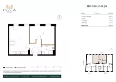 2 pokoje, mieszkanie 55,41 m², piętro 2, oferta nr J-8, Jasna 2, Koło, ul. Jasna 2