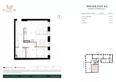 2 pokoje, mieszkanie 61,05 m², piętro 1, oferta nr K-3, Kamienica Stary Rynek, Koło, ul. Stary Rynek