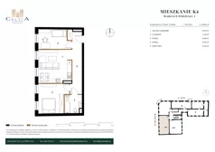 2 pokoje, mieszkanie 65,68 m², piętro 1, oferta nr K-4, Kamienica Stary Rynek, Koło, ul. Stary Rynek