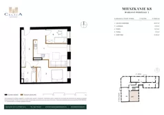 2 pokoje, mieszkanie 61,79 m², piętro 2, oferta nr K-8, Kamienica Stary Rynek, Koło, ul. Stary Rynek
