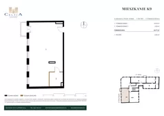 2 pokoje, mieszkanie 65,77 m², piętro 2, oferta nr K-9, Kamienica Stary Rynek, Koło, ul. Stary Rynek