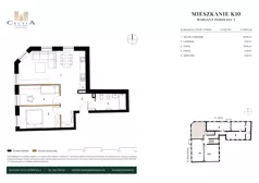 2 pokoje, mieszkanie 64,81 m², piętro 2, oferta nr K-10, Kamienica Stary Rynek, Koło, ul. Stary Rynek
