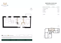 2 pokoje, mieszkanie 50,38 m², piętro 2, oferta nr K-11, Kamienica Stary Rynek, Koło, ul. Stary Rynek