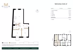 3 pokoje, mieszkanie 65,54 m², piętro 2, oferta nr J-7, Jasna 2, Koło, ul. Jasna 2