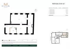 4 pokoje, mieszkanie 83,43 m², piętro 1, oferta nr K-7, Kamienica Stary Rynek, Koło, ul. Stary Rynek