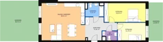 3 pokoje, mieszkanie 88,61 m², parter, oferta nr C 0.10, Naramowicka 100, Poznań, Winogrady, Winogrady, ul. Naramowicka 100
