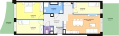 4 pokoje, mieszkanie 92,33 m², parter, oferta nr D 0.01, Naramowicka 100, Poznań, Winogrady, Winogrady, ul. Naramowicka 100