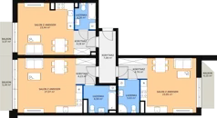 3 pokoje, mieszkanie 110,96 m², piętro 2, oferta nr D 2.05, Naramowicka 100, Poznań, Winogrady, Winogrady, ul. Naramowicka 100