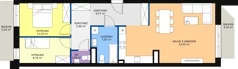 3 pokoje, mieszkanie 75,92 m², piętro 6, oferta nr D 6.04, Naramowicka 100, Poznań, Winogrady, Winogrady, ul. Naramowicka 100