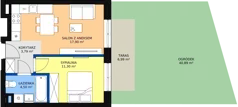 2 pokoje, lokal inwestycyjny 37,61 m², parter, oferta nr U0-2, Nasze ZACISZE, Warszawa, Targówek, Zacisze, ul. Wolińska / Wyspowa