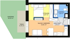 1 pokój, lokal inwestycyjny 30,80 m², parter, oferta nr U0-7, Nasze ZACISZE, Warszawa, Targówek, Zacisze, ul. Wolińska / Wyspowa