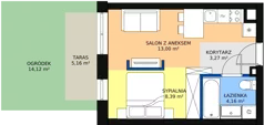 1 pokój, lokal inwestycyjny 29,13 m², parter, oferta nr U0-8, Nasze ZACISZE, Warszawa, Targówek, Zacisze, ul. Wolińska / Wyspowa
