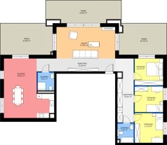 4 pokoje, mieszkanie 129,20 m², piętro 5, oferta nr B.106, Tarasy Bernardyńskie, Kalisz, Śródmieście, ul. Kazimierza Mystkowskiego