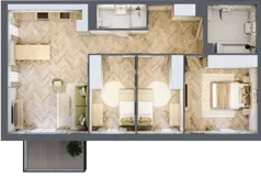 4 pokoje, mieszkanie 81,38 m², piętro 4, oferta nr 1.4.09, Rytelska, Gdańsk, Orunia Górna-Gdańsk Południe, ul. Rytelska