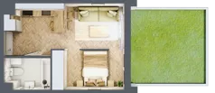 1 pokój, mieszkanie 27,65 m², parter, oferta nr 2.0.02, Rytelska, Gdańsk, Orunia Górna-Gdańsk Południe, ul. Rytelska