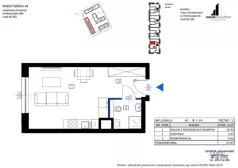 1 pokój, apartament 27,67 m², piętro 1, oferta nr A61, Maratońska 49, Łódź, Polesie, Retkinia, ul. Maratońska 49