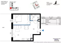 2 pokoje, apartament 48,16 m², parter, oferta nr B28, Maratońska 49, Łódź, Polesie, Retkinia, ul. Maratońska 49