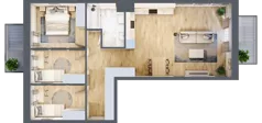 1 pokój, apartament 29,31 m², piętro 9, oferta nr C44, Maratońska 49, Łódź, Polesie, Retkinia, ul. Maratońska 49