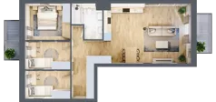 1 pokój, mieszkanie 29,36 m², piętro 7, oferta nr C34, Maratońska 49, Łódź, Polesie, Retkinia, ul. Maratońska 49