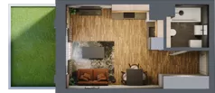 1 pokój, apartament 26,44 m², piętro 2, oferta nr 56, Folwark Scheiblera, Łódź, Widzew, ul. Tymienieckiego 33A