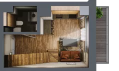2 pokoje, apartament 39,99 m², piętro 4, oferta nr 41, Folwark Scheiblera, Łódź, Widzew, ul. Tymienieckiego 33A