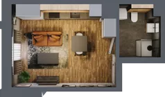 1 pokój, apartament 25,84 m², piętro 2, oferta nr 94, Folwark Scheiblera, Łódź, Widzew, ul. Tymienieckiego 33A