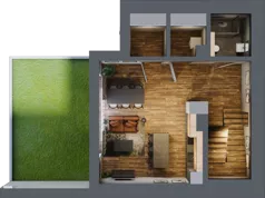 Dom i rezydencja 100,61 m², oferta nr D1, Folwark Scheiblera - domy, Łódź, Widzew, ul. Tymienieckiego 33A