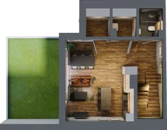 Dom i rezydencja 98,83 m², oferta nr D3, Folwark Scheiblera - domy, Łódź, Widzew, ul. Tymienieckiego 33A