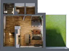 Dom 101,60 m², oferta nr D4, Folwark Scheiblera - domy, Łódź, Widzew, ul. Tymienieckiego 33A