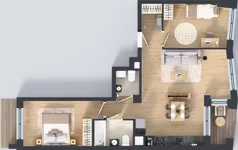 3 pokoje, mieszkanie 63,13 m², piętro 1, oferta nr M008, IKONA Światowida 5, Warszawa, Białołęka, Tarchomin, ul. Światowida 5