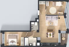 3 pokoje, mieszkanie 61,12 m², piętro 6, oferta nr M050, IKONA Światowida 5, Warszawa, Białołęka, Tarchomin, ul. Światowida 5