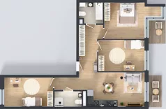 4 pokoje, apartament 84,24 m², piętro 1, oferta nr M059, IKONA Światowida 5, Warszawa, Białołęka, Tarchomin, ul. Światowida 5