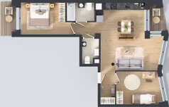 3 pokoje, mieszkanie 62,42 m², piętro 5, oferta nr M073, IKONA Światowida 5, Warszawa, Białołęka, Tarchomin, ul. Światowida 5