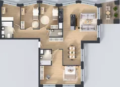 5 pokoi, apartament 119,86 m², piętro 6, oferta nr M077, IKONA Światowida 5, Warszawa, Białołęka, Tarchomin, ul. Światowida 5