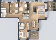 5 pokoi, apartament 109,72 m², piętro 7, oferta nr M080, IKONA Światowida 5, Warszawa, Białołęka, Tarchomin, ul. Światowida 5