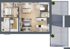 4 pokoje, apartament 105,00 m², piętro 5, oferta nr 34, Kamienica Garbary 68, Poznań, Stare Miasto, Garbary, ul. Garbary 68